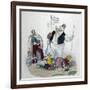 Living to Eat. Eating Too Much Is Killing Us More Than the War. Lobster-null-Framed Giclee Print