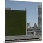 Living Wall, on National Theatre, Southwark, London. Figures, Event Horizon, by Antony Gormley-Richard Bryant-Mounted Photographic Print