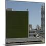 Living Wall, on National Theatre, Southwark, London. Figures, Event Horizon, by Antony Gormley-Richard Bryant-Mounted Photographic Print