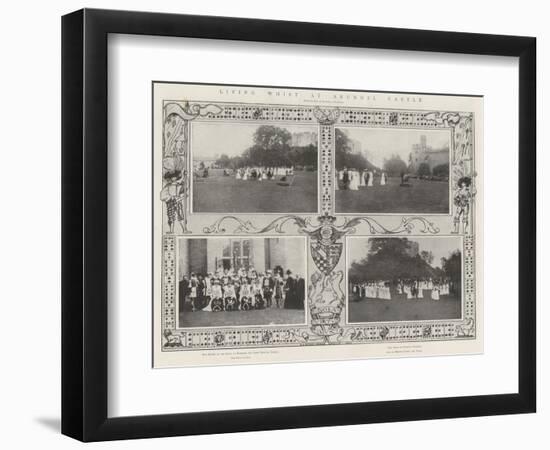 Living Whist at Arundel Castle-null-Framed Premium Giclee Print