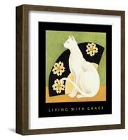 Living With Grace 1-Sybil Shane-Framed Art Print