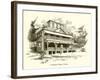 Livingston Manor House, Washington in New York-null-Framed Giclee Print