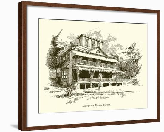 Livingston Manor House, Washington in New York-null-Framed Giclee Print