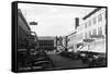 Livingston, Montana - Street Scene-Lantern Press-Framed Stretched Canvas