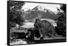 Livingston, Montana - Vista View of Mt Baldy-Lantern Press-Framed Stretched Canvas