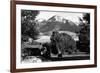 Livingston, Montana - Vista View of Mt Baldy-Lantern Press-Framed Premium Giclee Print