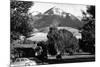 Livingston, Montana - Vista View of Mt Baldy-Lantern Press-Mounted Premium Giclee Print