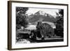 Livingston, Montana - Vista View of Mt Baldy-Lantern Press-Framed Art Print