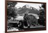 Livingston, Montana - Vista View of Mt Baldy-Lantern Press-Framed Art Print