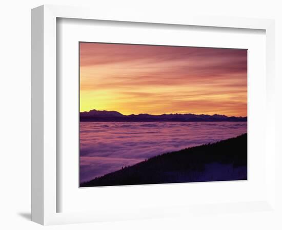 Livingston Range and Clouds-Richard Hamilton Smith-Framed Photographic Print