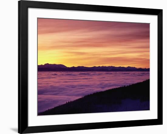 Livingston Range and Clouds-Richard Hamilton Smith-Framed Photographic Print