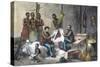 Livingstone and Stanley receiving newspapers in Central Africa, 1871-1873-Pearson-Stretched Canvas