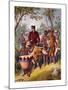 Livingstone Weak from Fever Escorted to Shinte's Town, 19th Century-null-Mounted Giclee Print