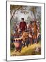 Livingstone Weak from Fever Escorted to Shinte's Town, 19th Century-null-Mounted Giclee Print