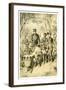 Livingstone Weak from Fever Escorted to Shinte's Town, C1854-null-Framed Giclee Print