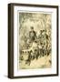 Livingstone Weak from Fever Escorted to Shinte's Town, C1854-null-Framed Giclee Print