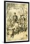 Livingstone Weak from Fever Escorted to Shinte's Town, C1854-null-Framed Giclee Print