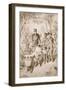 Livingstone Weak from Fever Escorted to Shinte's Town-null-Framed Giclee Print