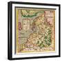 Livonia Map, Livoniae Nova Descriptio, 1573-1578-null-Framed Giclee Print