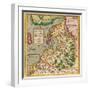 Livonia Map, Livoniae Nova Descriptio, 1573-1578-null-Framed Giclee Print