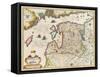 Livonia Map, Vulgo Lyefland, Atlas Maior-Joan Blaeu-Framed Stretched Canvas
