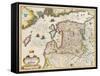 Livonia Map, Vulgo Lyefland, Atlas Maior-Joan Blaeu-Framed Stretched Canvas
