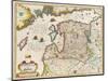 Livonia Map, Vulgo Lyefland, Atlas Maior-Joan Blaeu-Mounted Giclee Print