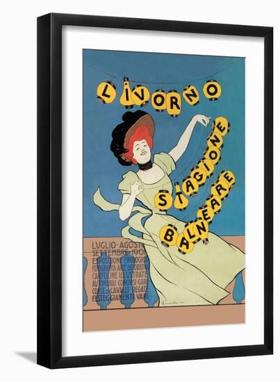 Livorno - Seaside Season-Leonetto Cappiello-Framed Art Print