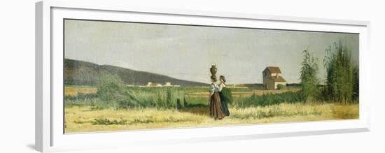 Livorno Water Carrier, 1865-Giovanni Fattori-Framed Premium Giclee Print