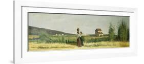 Livorno Water Carrier, 1865-Giovanni Fattori-Framed Giclee Print