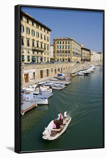 Livorno Waterfront-Charles Bowman-Framed Photographic Print