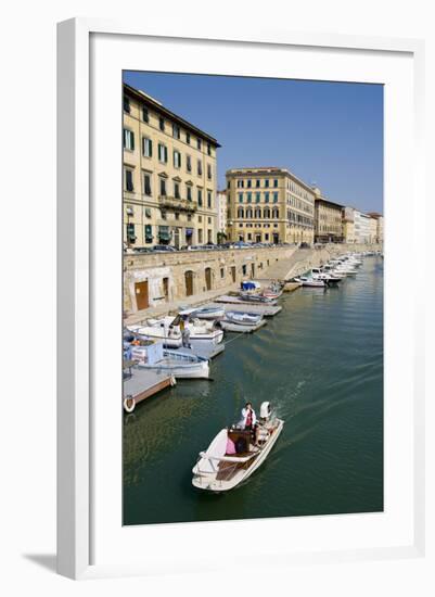 Livorno Waterfront-Charles Bowman-Framed Photographic Print