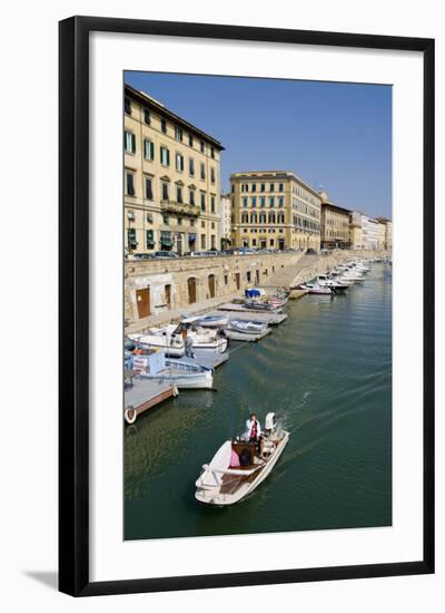 Livorno Waterfront-Charles Bowman-Framed Photographic Print