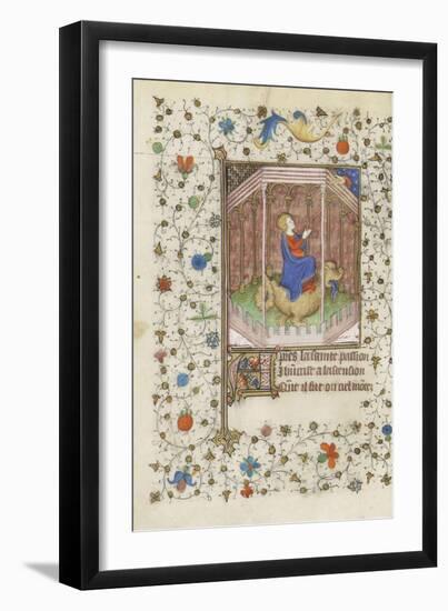 Livre d'heures. Sainte Marguerite d'Antioche-null-Framed Giclee Print