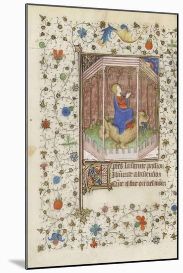 Livre d'heures. Sainte Marguerite d'Antioche-null-Mounted Giclee Print