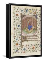 Livre d'heures. Sainte Marguerite d'Antioche-null-Framed Stretched Canvas