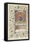 Livre d'heures. Sainte Marguerite d'Antioche-null-Framed Stretched Canvas