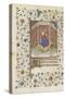 Livre d'heures. Sainte Marguerite d'Antioche-null-Stretched Canvas