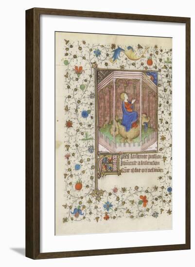 Livre d'heures. Sainte Marguerite d'Antioche-null-Framed Giclee Print