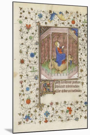 Livre d'heures. Sainte Marguerite d'Antioche-null-Mounted Giclee Print