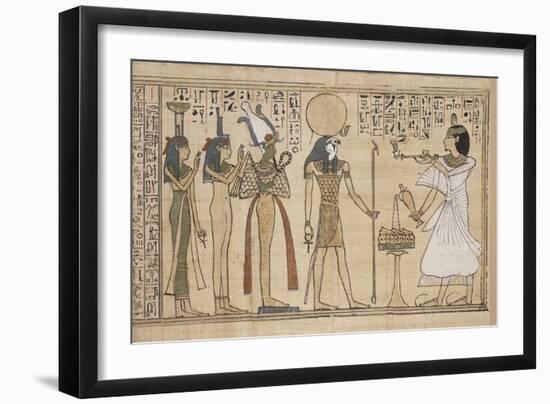 Livre des Morts de Khonsoumes-null-Framed Giclee Print