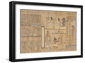 Livre des Morts de Neferoubenef-null-Framed Giclee Print