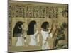 Livre des morts, papyrus de Nebqed-null-Mounted Giclee Print