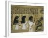 Livre des morts, papyrus de Nebqed-null-Framed Giclee Print