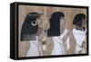 Livre des morts, papyrus de Nebqed-null-Framed Stretched Canvas