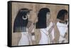 Livre des morts, papyrus de Nebqed-null-Framed Stretched Canvas