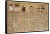 Livre des morts, papyrus de Nebqed-null-Framed Stretched Canvas