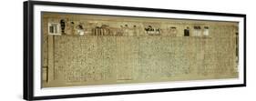 Livre des morts, papyrus de Nebqed-null-Framed Premium Giclee Print