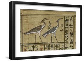 Livre des morts, papyrus de Nebqed-null-Framed Giclee Print