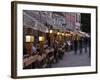 Livu Laukums Square Cafes, Old Riga, Vecriga, Latvia-Walter Bibikow-Framed Photographic Print